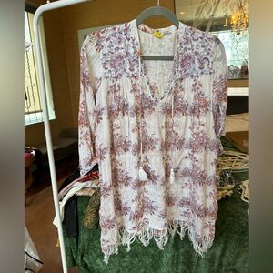 Roberta Roller Rabbit Printed Coverup/Tunic